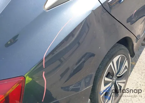 2017 Honda Civic Ex-L from USA, damaged, VIN 19XFC1F77HE008417